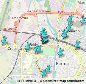 Mappa Via Lanfranco Giovanni, 43126 Parma PR, Italia (0.8465)