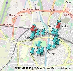 Mappa Via Lanfranco Giovanni, 43126 Parma PR, Italia (0.826)