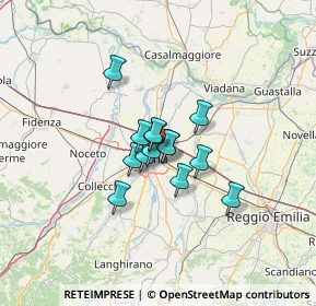 Mappa Via Eugenio, 43122 Parma PR, Italia (7.61286)