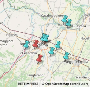Mappa Via Eugenio, 43122 Parma PR, Italia (10.84818)