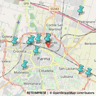 Mappa Via Bergamo, 43100 Parma PR, Italia (2.29273)