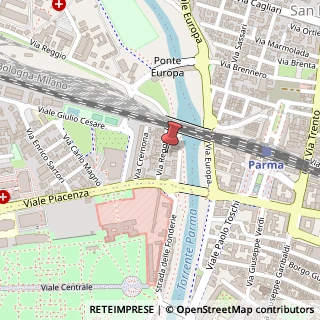 Mappa Via Reggio, 7, 43100 Parma, Parma (Emilia Romagna)