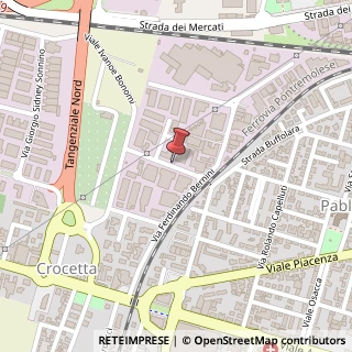 Mappa Via Antonio Cerati, 9, 43126 Parma, Parma (Emilia Romagna)