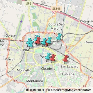 Mappa Viale Paolo Borsellino, 43122 Parma PR, Italia (1.21818)