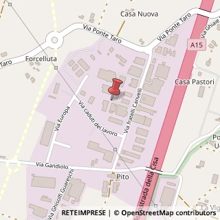 Mappa Via Fratelli Canvelli, 11, 43015 Noceto, Parma (Emilia Romagna)