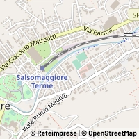Mapa Salsomaggiore Terme