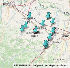 Mappa Viale I Maggio, 43039 Salsomaggiore Terme PR, Italia (11.614)