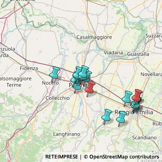 Mappa Via Domenico Pedretti, 43122 Parma PR, Italia (14.00765)