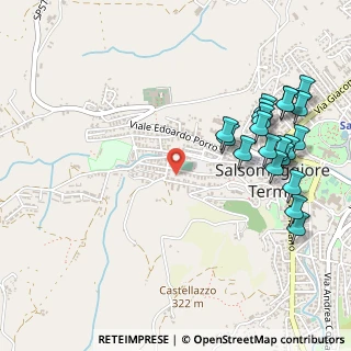 Mappa Via Fabio Filzi, 43039 Salsomaggiore Terme PR, Italia (0.6235)