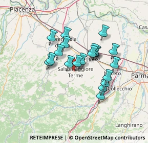 Mappa Via Fabio Filzi, 43039 Salsomaggiore Terme PR, Italia (11.082)