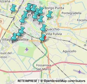 Mappa Via Alberto Marvelli, 44124 Ferrara FE, Italia (2.33056)