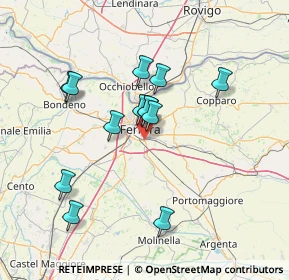 Mappa Via Alberto Marvelli, 44124 Ferrara FE, Italia (12.74308)