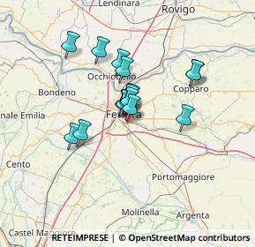 Mappa Via Alberto Marvelli, 44124 Ferrara FE, Italia (9.56938)