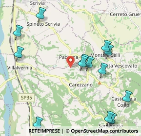 Mappa 15051 Carezzano AL, Italia (2.53308)