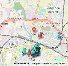 Mappa Via Alghero, 43122 Parma PR, Italia (1.243)
