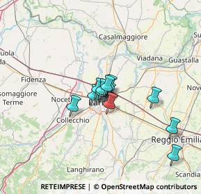 Mappa Via Oristano, 43122 Parma PR, Italia (8.70333)