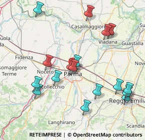 Mappa Via Oristano, 43122 Parma PR, Italia (17.27882)