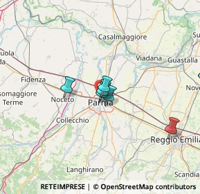 Mappa Via Oristano, 43122 Parma PR, Italia (23.28417)
