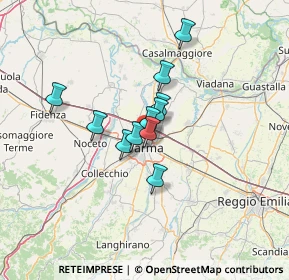 Mappa Via Alghero, 43122 Parma PR, Italia (8.75636)
