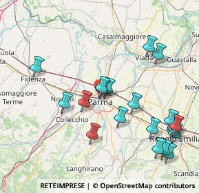 Mappa Via Oristano, 43122 Parma PR, Italia (17.49474)