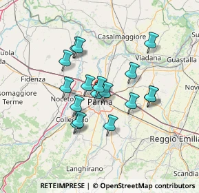 Mappa Via Oristano, 43122 Parma PR, Italia (11.11706)