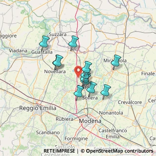 Mappa Via Budrione Migliarina 8 EST, 41012 Carpi MO, Italia (9.98417)