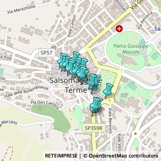 Mappa Piazzale Berzieri, 43039 Salsomaggiore Terme PR, Italia (0.111)