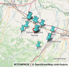 Mappa Via Romagnosi, 43039 Salsomaggiore Terme PR, Italia (9.9505)