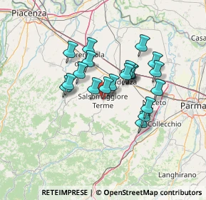 Mappa Via Romagnosi, 43039 Salsomaggiore Terme PR, Italia (10.9195)