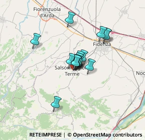 Mappa Largo Roma, 43039 Salsomaggiore Terme PR, Italia (4.27933)