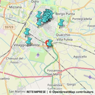 Mappa Via Virginia Woolf, 44124 Ferrara FE, Italia (2.238)