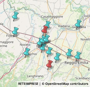 Mappa Via Pietro Zani, 43122 Parma PR, Italia (13.914)