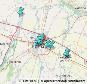 Mappa Via Pietro Zani, 43122 Parma PR, Italia (4.88727)