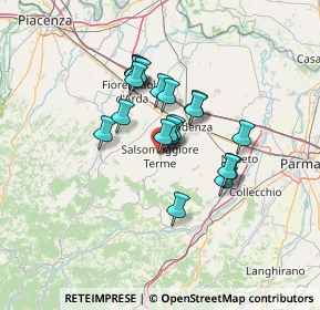 Mappa Via Roma, 43039 Salsomaggiore Terme PR, Italia (9.939)
