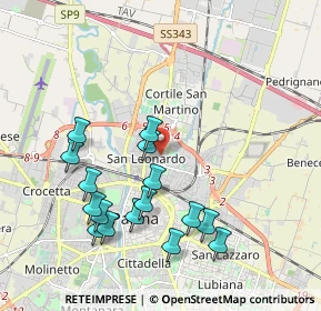 Mappa Via Don Giuseppe Cavalli, 43122 Parma PR, Italia (2.05063)