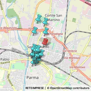 Mappa Via Don Giuseppe Cavalli, 43122 Parma PR, Italia (0.822)