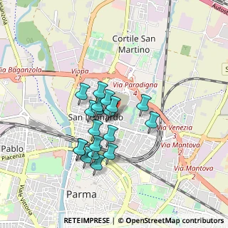 Mappa Via Don Giuseppe Cavalli, 43122 Parma PR, Italia (0.673)