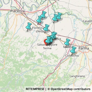 Mappa Via Cervara, 43039 Salsomaggiore Terme PR, Italia (11.74538)