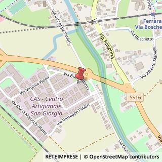 Mappa Via Eva Ed Adamo, 6, 44124 Ferrara, Ferrara (Emilia Romagna)