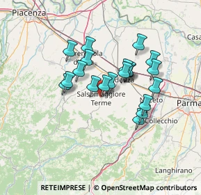 Mappa Viale del Milite Ignoto, 43039 Salsomaggiore Terme PR, Italia (10.9935)
