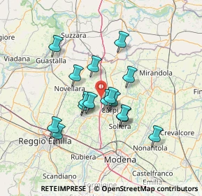 Mappa 41012 Migliarina MO, Italia (11.24438)