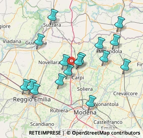 Mappa 41012 Migliarina MO, Italia (15.41188)