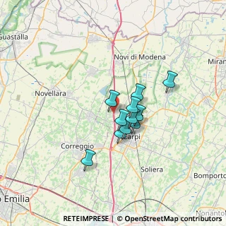 Mappa 41012 Migliarina MO, Italia (4.52)