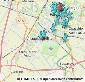 Mappa Via Malagù, 44124 Ferrara FE, Italia (2.331)