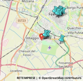 Mappa Via Malagù, 44124 Ferrara FE, Italia (2.09692)