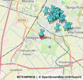 Mappa Via Malagù, 44124 Ferrara FE, Italia (2.1955)