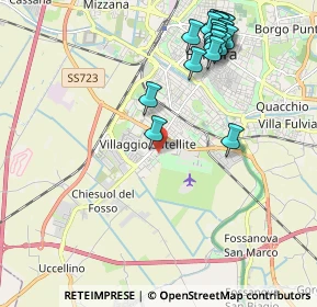 Mappa Via Malagù, 44124 Ferrara FE, Italia (2.4575)