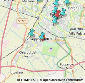 Mappa Via Malagù, 44124 Ferrara FE, Italia (2.6325)