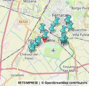 Mappa Via Malagù, 44124 Ferrara FE, Italia (1.47533)