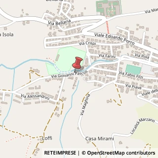 Mappa Via pascoli giovanni 9, 43039 Salsomaggiore Terme, Parma (Emilia Romagna)
